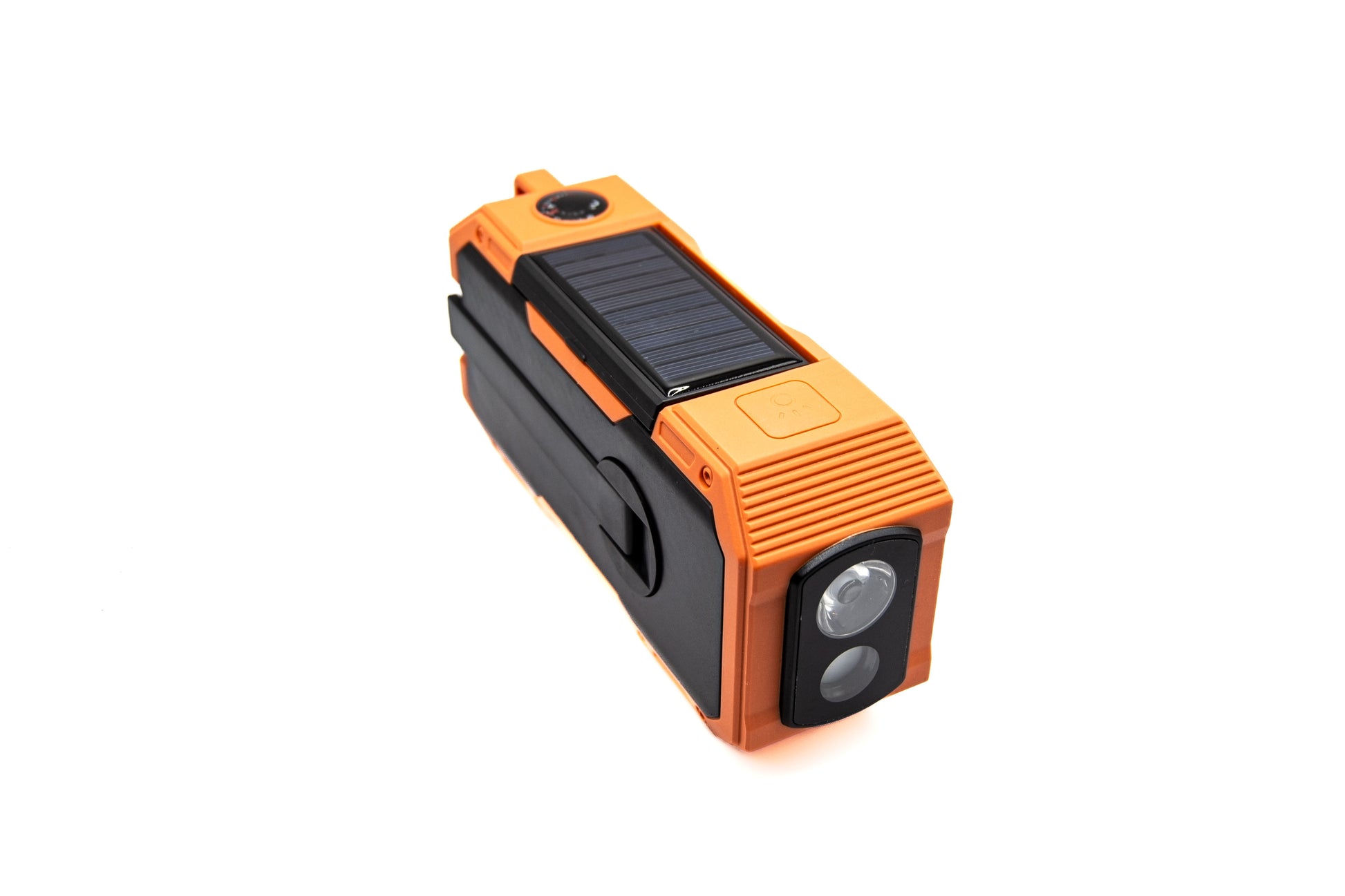 Emissimo Tec Naranya DAB+ Notfallradio Kurbelradio Solarradio Powerbank Taschenlampe USB-C Orange
